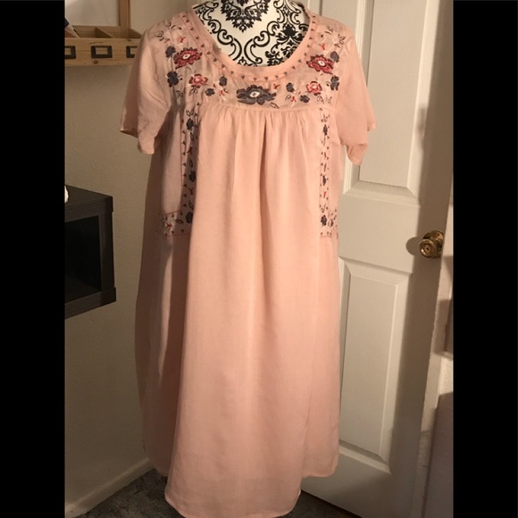 rose shift dress